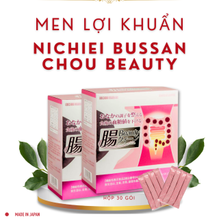 Bột Uống Men Lợi Khuẩn Nichiei Bussan Chou Beauty Queen 30 gói