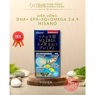VIÊN UỐNG BỔ NÃO DHA + EPA + SQ-OMEGA